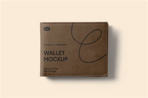 Download Faux Leather Wallet Mockup